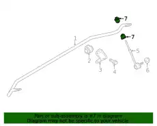 SHACKLE ASY 6G9Z-5495-B FORD