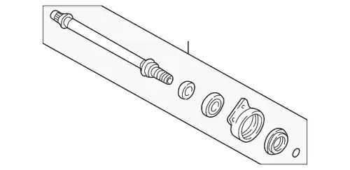 SHAFT 6L8Z-3A329-D FORD