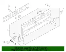 SHIM 4L3Z9943152DA FORD