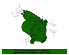 Стартер FORD F81Z-11V002-AARM