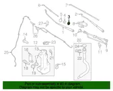 WASHER W703211S437M FORD
