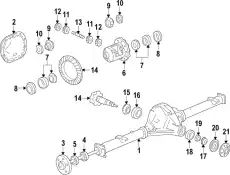 WASHER - THRUST FL3Z4228D FORD