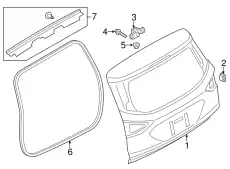 WEATHERSTRIP EJ5Z-78404A06-A FORD
