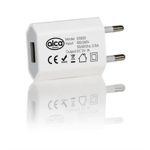 З/У 230V C USB БЕЛОЕ ALCA (510820)