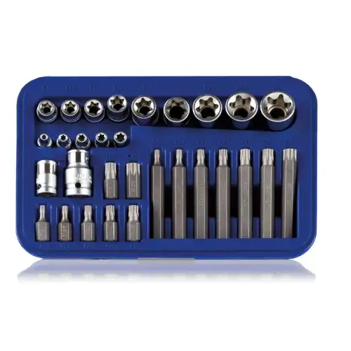 448000 Набор Torx 30 ед биты/головки Alca Blue