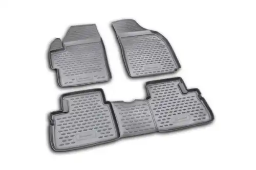 Коврики в салон AUTOFAMILY NLC1104210K Daewoo Matiz 2005-н.в. 4 шт., черный