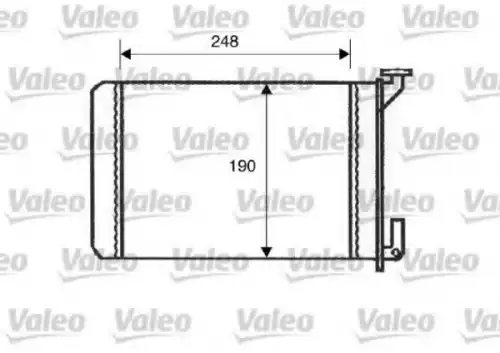 Радиатор печки VALEO 812045