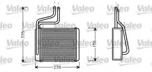Радиатор печки VALEO 812275