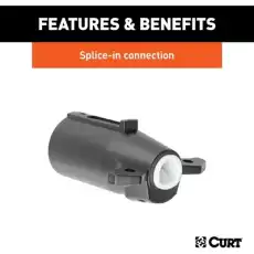 7WAY RV CONNECTORS 58141 CURT