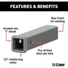 RECEIVER TUBING 49120 CURT