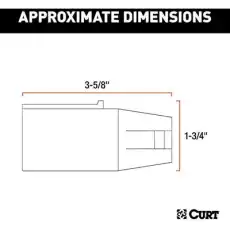 7WAY CAR END ELECTRICAL ADAPTERS 57240 CURT