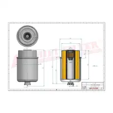 Топливный фильтр HIFI SN70133