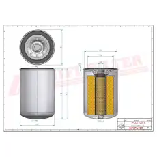 Фильтр масляный HIFI SO11029