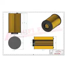 Фильтр масляный HIFI SO11047