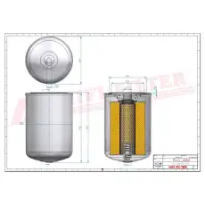 Фильтр масляный HIFI SO3737