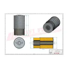Фильтр масляный HIFI SO941