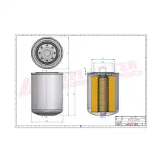 Фильтр масляный HIFI SO6072