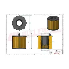 Фильтр масляный HIFI SO7243
