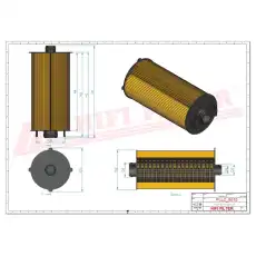 Фильтр масляный HIFI SO8034