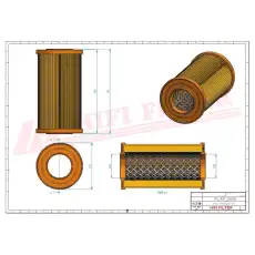 Фильтр воздушный HIFI SA12572