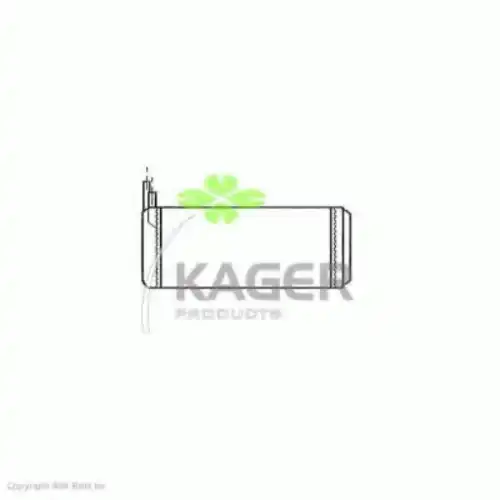 Радиатор печки KAGER 32-0063