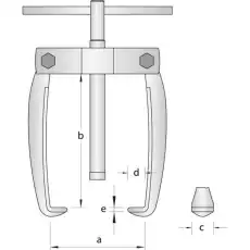 Съемник с двумя захватами мини 3 GPLMT03 GARWIN