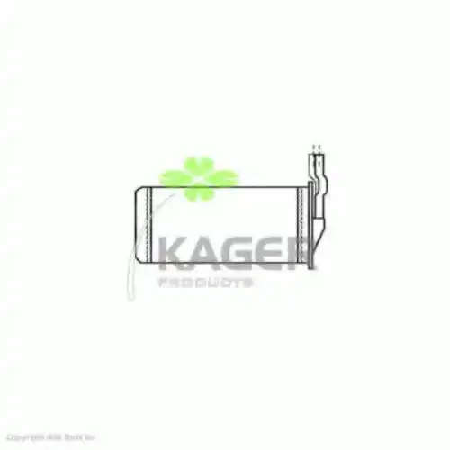 Радиатор печки KAGER 32-0344