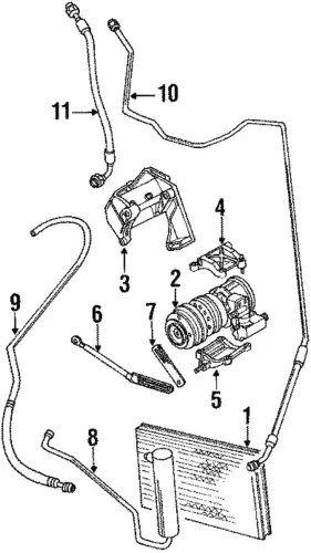 Осушитель кондиционера VAG 443 260 411 B