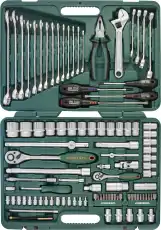 набор инструмента! универсальный 1/4'', 1/2''DR, 101пр.\ S04H624101SA JONNESWAY