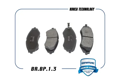 Тормозные колодки дисковые BRAVE BR.BP.1.3