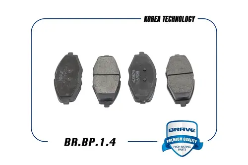 Тормозные колодки дисковые BRAVE BR.BP.1.4
