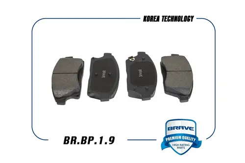 Тормозные колодки дисковые BRAVE BR.BP.1.9
