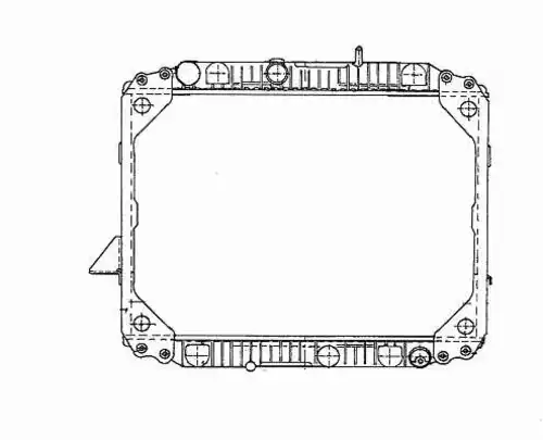 Радиатор системы охлаждения двигателя NRF 503475