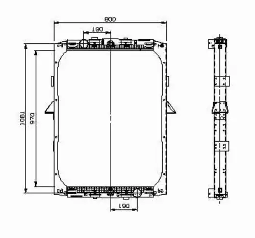 Радиатор кондиционера (конденсатор) NRF 519551