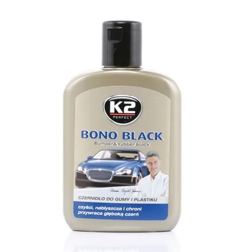 чернитель! для резины и пластика Bono black, 200 мл\ K030