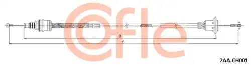 Трос сцепления COFLE 2AA.CH001