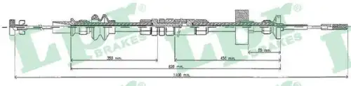 Трос сцепления LPR C0273C