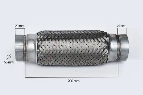 Гофра глушителя ASAM 33750 L= d=