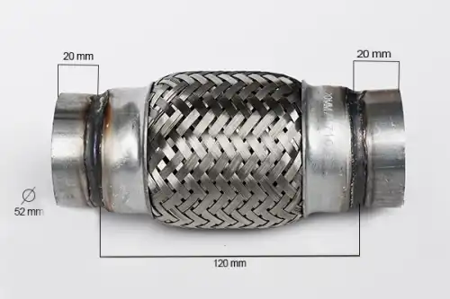 Гофра глушителя ASAM 33735 L= d=
