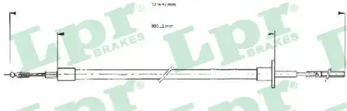 Трос сцепления LPR C0052C