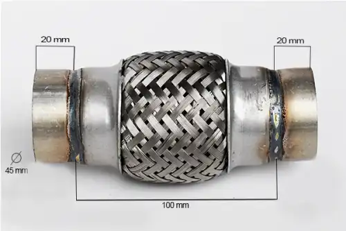 Гофра глушителя ASAM 33738 L= d=