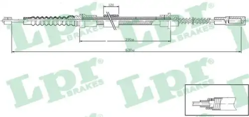 C0647B 474584 PEUGEOT 605 89- LPR