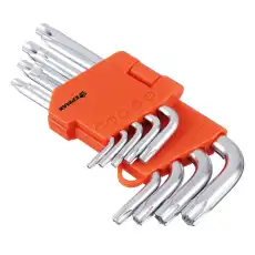 НАБОР КЛЮЧЕЙ TORX-ПРОФИЛЬ 9ПР.(50Х3-125Х9ММ) ЕРМАК 657-023