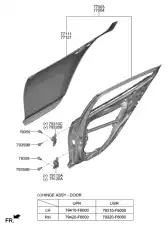 дверь задняя правая/k panel assy-rear do 77004J5000 MOBIS