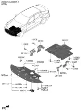  ЗАЩИТНАЯ ПАНЕЛЬ МОТОРНОГО ОТСЕКА 29110J5000 MOBIS