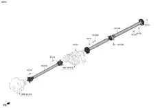 k shaft assy-propeller 49100J5200 MOBIS