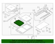 УПЛОТНИТЕЛЬ КРЫШИ 81630C5000 MOBIS