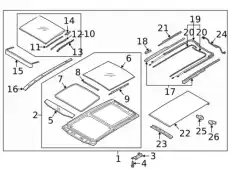 УПЛОТНИТЕЛЬ КРЫШИ 81630C5000 MOBIS