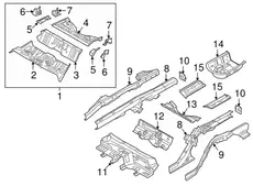 КРОНШТЕЙН ПАНЕЛИ БАМПЕРА 65718J5000 HYUNDAI