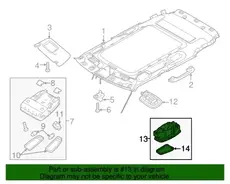 ЛАМПА САЛОНА 92861B2000BF3 HYUNDAI